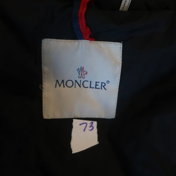 Moncler Flamme Giubbotto Black Zip Hooded Goose Down Midi Puffer Coat 0 US/XS - Picture 11 of 16